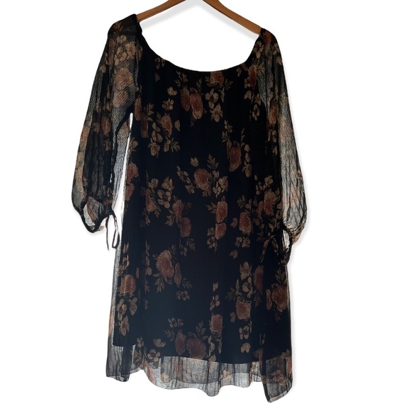 🌸4/$50🌸 off the shoulder floral dress DEX - Picture 1 of 8